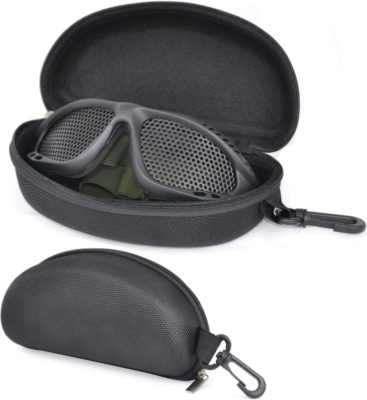 TRIXES Tasche in Schwarz für Brille und Sonnenbrille